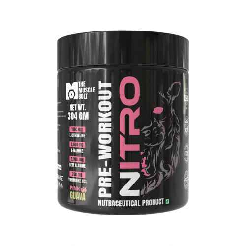 TMB Nitro Pre-Workout Pink Guava 300 gm 