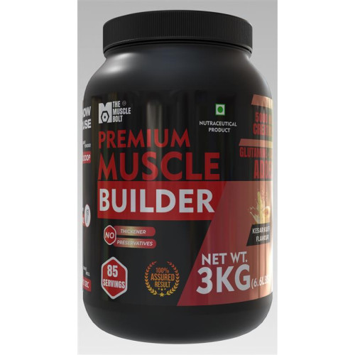 TMB Muscle Builder Kesar Kulfi with Banana 3 KG TMB Muscle Builder Kesar Kulfi with Banana 3 KG